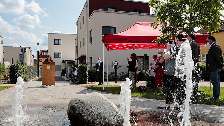 Hallstadt: Die Neueröffnung des Wohnquartiers "IQ" fand am Montag statt.
