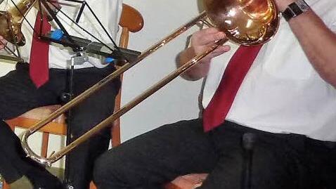 Beim Treffen der Flößer sorgten die St.-Georgs-Bläser für den richtigen Ton. Foto: Gerd Fleischmann