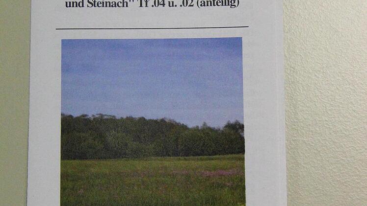 Der Flyer für das Schutzgebiet Foto: Friedwald Schedel