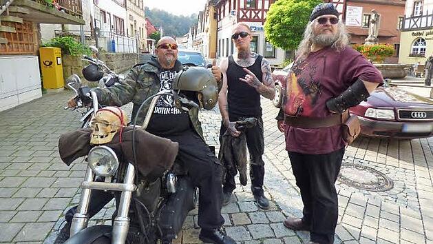 Schwere Maschinen und wilde Typen beherrschten drei Tage lang die Szenerie in Pottenstein.  Fotos: Thomas Weichert