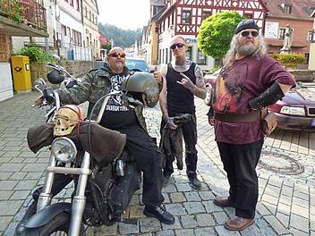 Schwere Maschinen und wilde Typen beherrschten drei Tage lang die Szenerie in Pottenstein.  Fotos: Thomas Weichert
