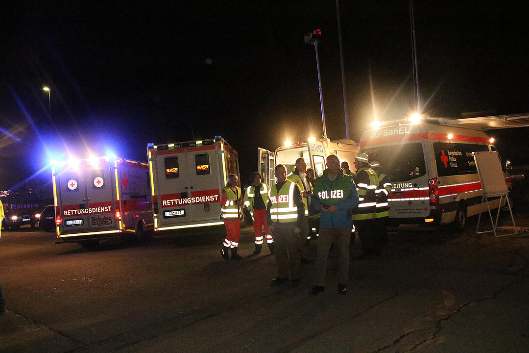 Rödental: Großbrand in Recycling-Betrieb
