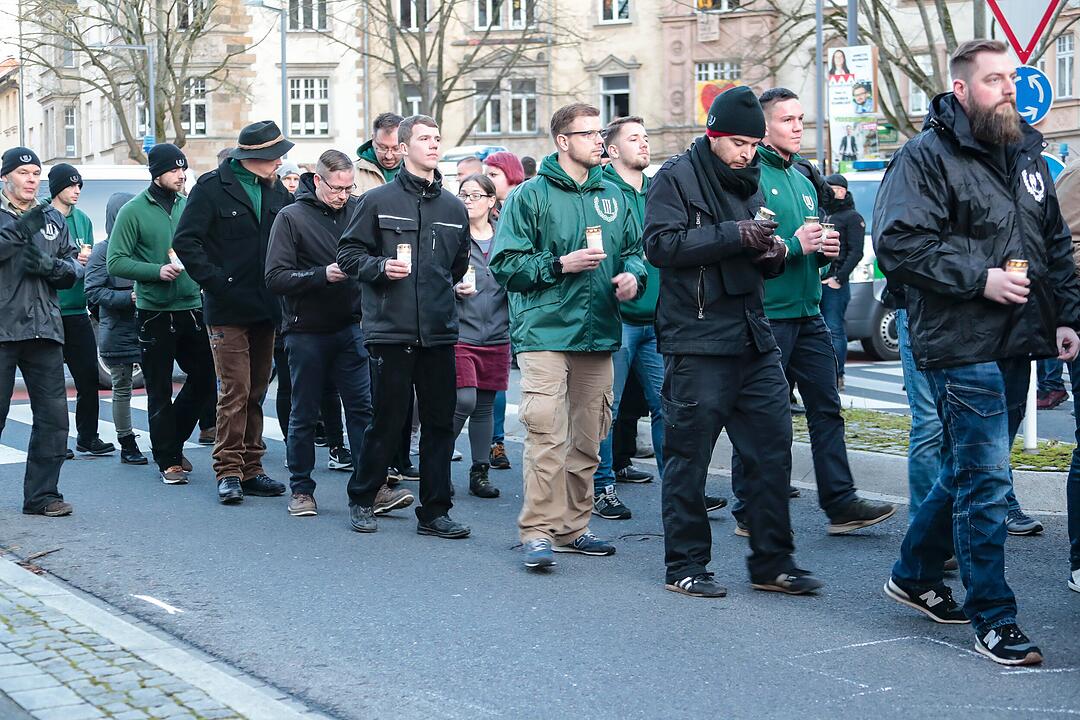 Fest der Demokratie, III. Weg und Anti-Nazi-Demonstrationen in Bamberg
