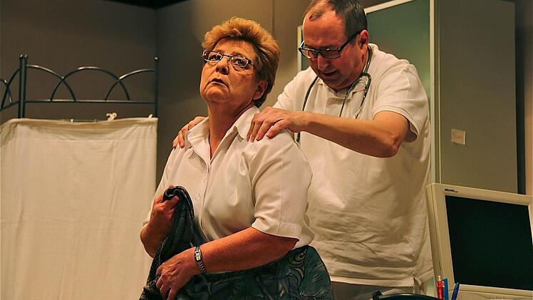 Szene aus "Wenn der Landarzt schläft""  Foto: Gerd Schaar