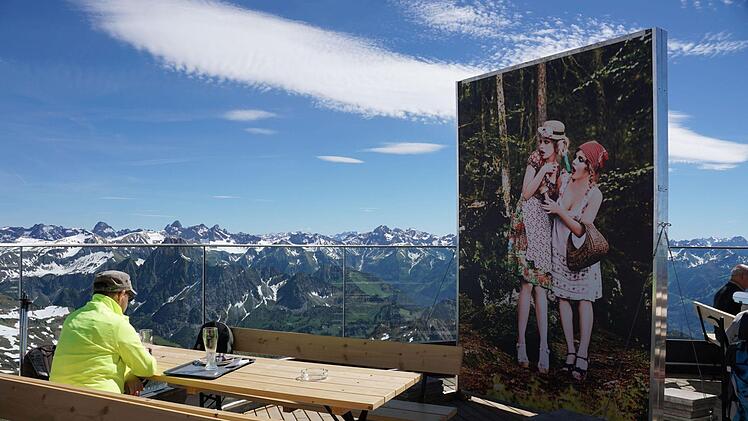 Ellen von Unwerths Bilder auf dem Nebelhorn sind der Gipfel.  Fotos: Pascale Ferry
