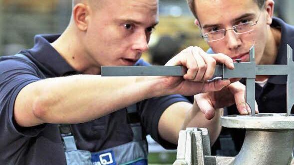 Die Gehälter der Azubis sind in Deutschland zum dritten Mal in Folge gestiegen. Foto: dpa / Jan Woitas