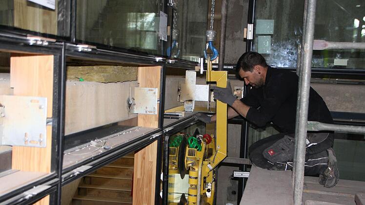 Eindrücke von der Baustelle Haus Waldenfels. Foto: Ralf Ruppert