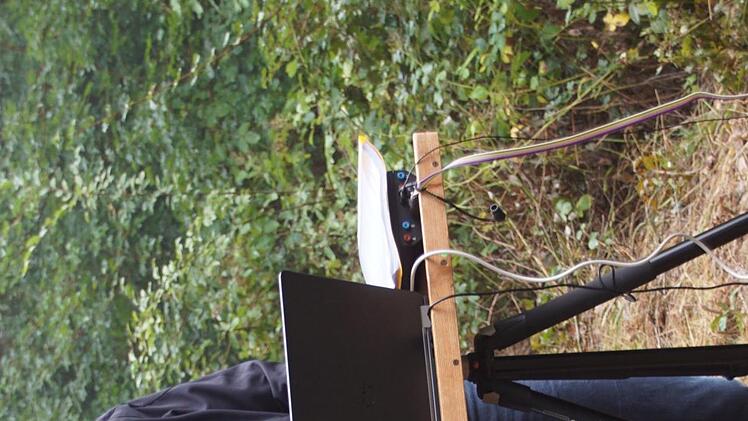 Bei Grabungsleiterin Britta Ziegler am PC laufen alle Messdaten zusammen.  Foto: Christiane Reuther