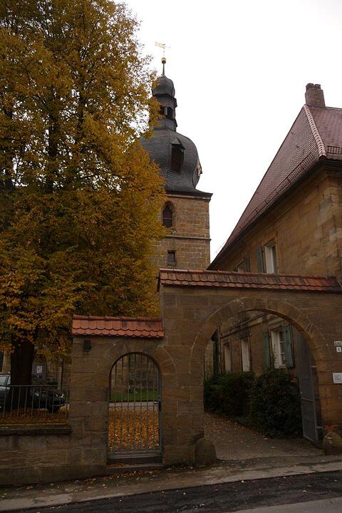 Johanneskirche Kasendorf Eingang