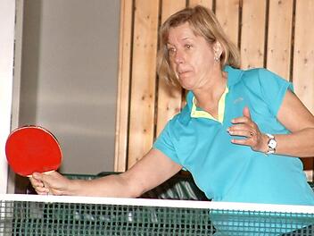 Überragende Spielerin in der Damen-Bezirksklasse A war Margit Bayer vom Spitzenreiter TS Kronach. Sie verzeichnete in der Vorrunde eine Einzelbilanz von 25:2 Einzelspielen.  Foto: Hans Franz