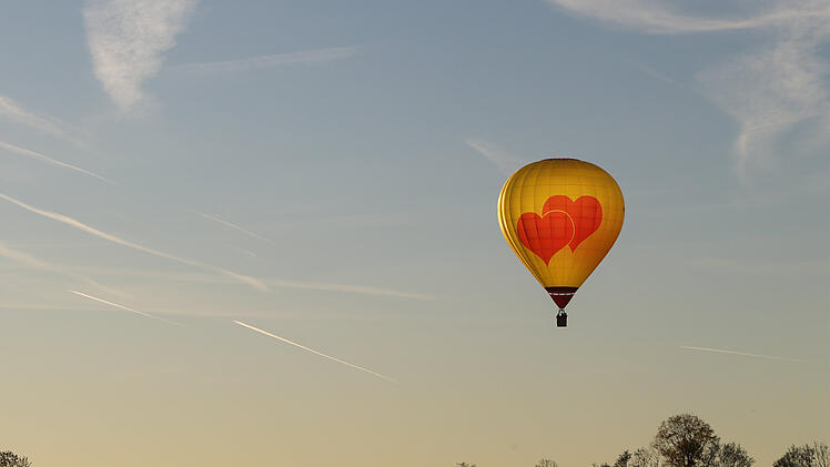 Ballonfahrt mit Panoramablick über die Rhön.