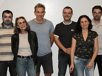 Der neue Vorstand von "Kaufhaus" Mürscht: Wolfgang Joa, Mia Hochrein, Arno Reuscher, Oliver Schikora, Christine Schikora und Martin Werner. Foto: Dieter Britz