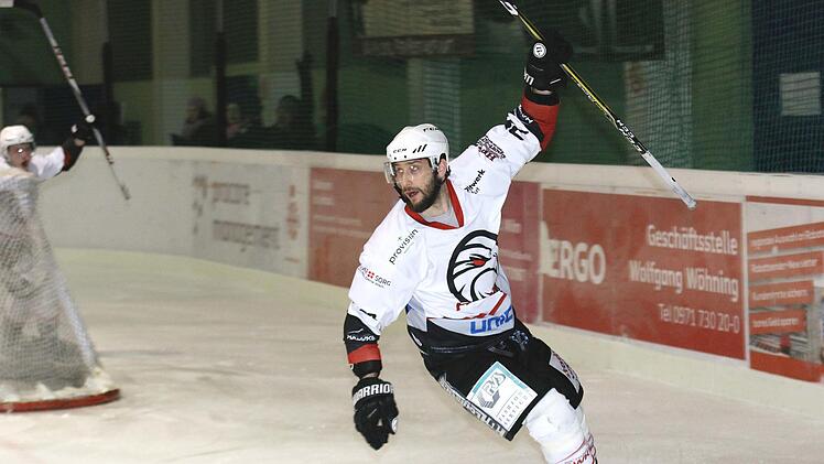 Zum zweiten Mal gelangen Michal Babkovic im Trikot der "Hawks" sieben Scorerpunkte (drei Treffer und vier Beihilfen) in einem Spiel. Doch für den ESC-"Spieler des Abends" langte es trotzdem nicht für einen Sieg beim EC Bad Kissingen.