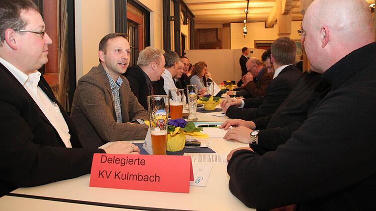 Die Delegierten aus dem Landkreis Kulmbach ...