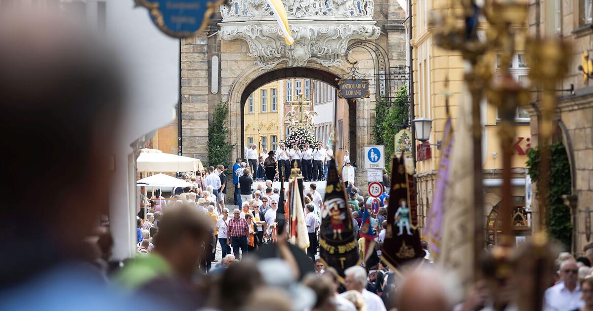Bamberg Fronleichnamsprozession am Donnerstag Infos zu Aufstellung