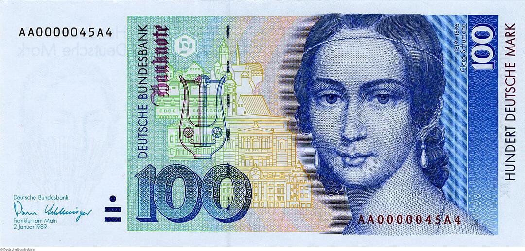 Deutsche Mark - Banknoten ab 1990