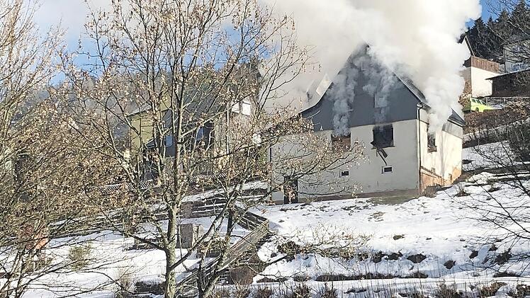 Am 15. Februar ereignete sich der Brand in Tettau.