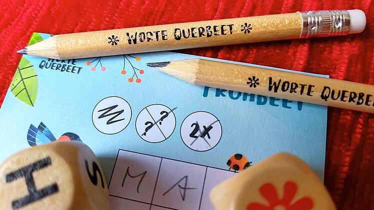 Worte Querbeet im Test - Würfelspiel mit Buchstaben und Gärtnerthema