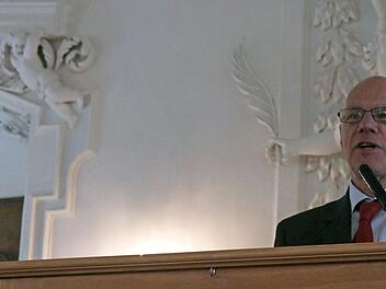 Bundestagspr&auml;sident Norbert Lammert betonte im Kaisersaal den hohen Wert des Ehrenamts. Foto: Jann Weckel