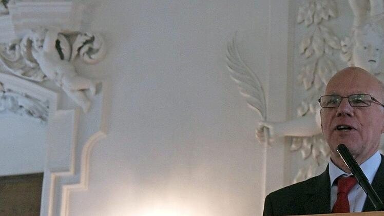 Bundestagspr&auml;sident Norbert Lammert betonte im Kaisersaal den hohen Wert des Ehrenamts. Foto: Jann Weckel