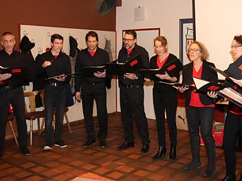 Das Vokalensemble Quindici macht jede Weihnachtsfeier zum Genuss Foto: Johanna Blum