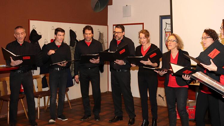 Das Vokalensemble Quindici macht jede Weihnachtsfeier zum Genuss Foto: Johanna Blum