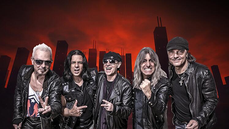 Wilde Kerle, nicht mehr ganz jung: Am 3. August kommen die Scorpions nach Bad Kissingen. Foto: Jovan Nenadic