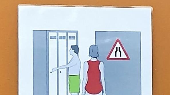 Ein Sechstel der Schränke sind noch nutzbar, der Rest ist zu.