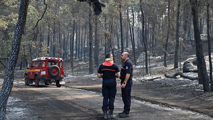 Waldbrand bei Paris