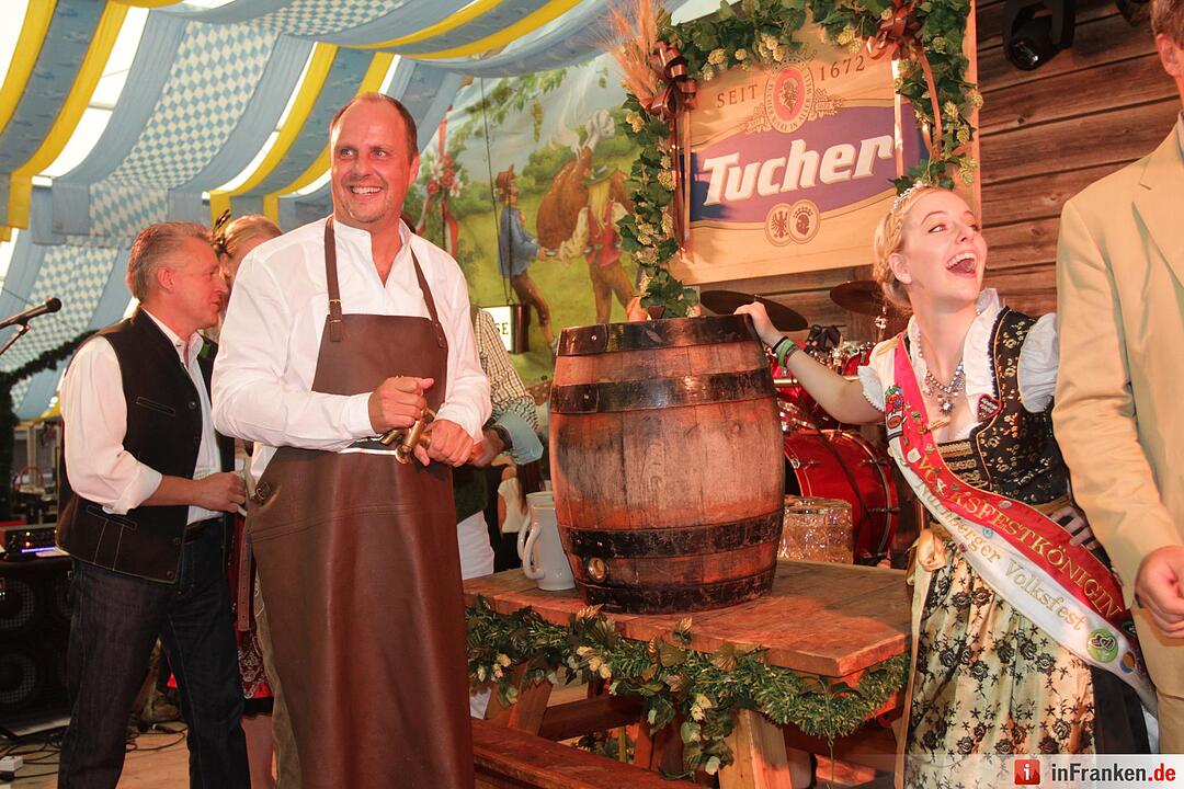 Nuernberger Herbstvolksfest feierlich eroeffnet