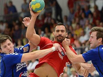 Emil Feuchtmann-Perez war beim Auswärtssieg in Auerbach bester HSC-Schütze. Foto: Anand Anders