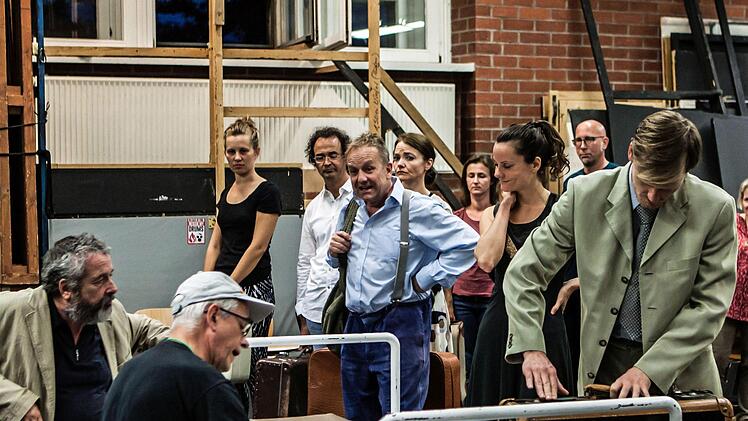 Coburger Probenimpressionen am Landestheater: "Nur Pferden gibt man den Gnadenschuss" (Premiere: 20. Oktober)Foto: Jochen Berger