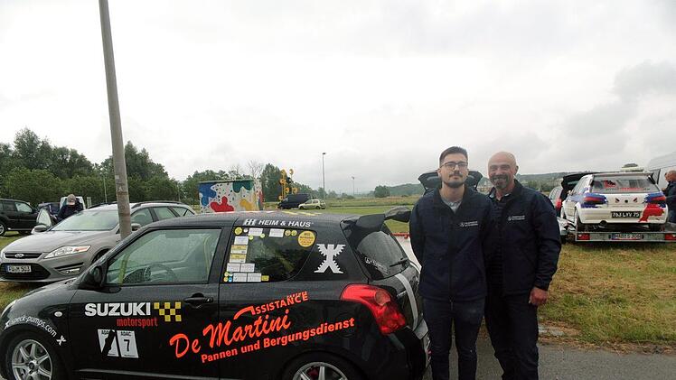 v. l. Benedikt und Michael Siegel, Vater und Sohn aus Pegnitz