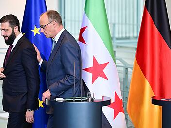 Syriens &Uuml;bergangspr&auml;sident Ahmed al-Scharaa besucht Berlin