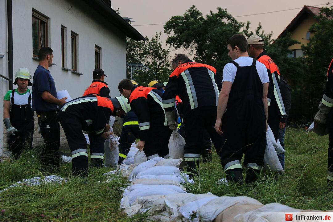 Hochwasser in Rauhenebrach