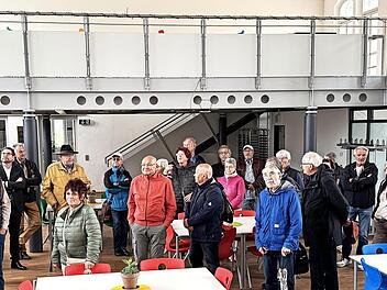 Die fr&uuml;here Turnhalle ist heute die Mensa im Herder-Gymnasium Forchheim.