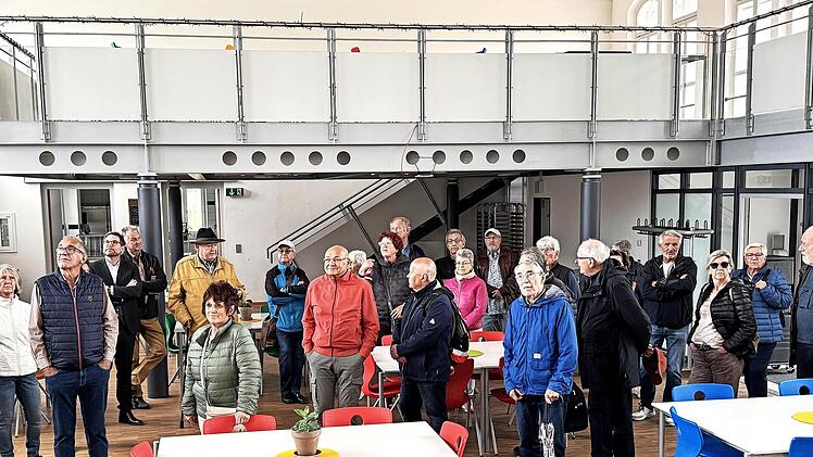 Die fr&uuml;here Turnhalle ist heute die Mensa im Herder-Gymnasium Forchheim.