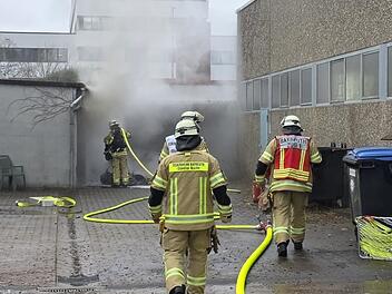 Brand in Garage von Bayreuther Kfz-Werkstatt