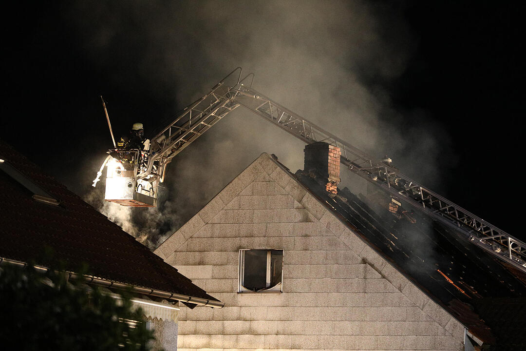 Gunzenhausen: Hoher Schaden bei Dachstuhlbrand