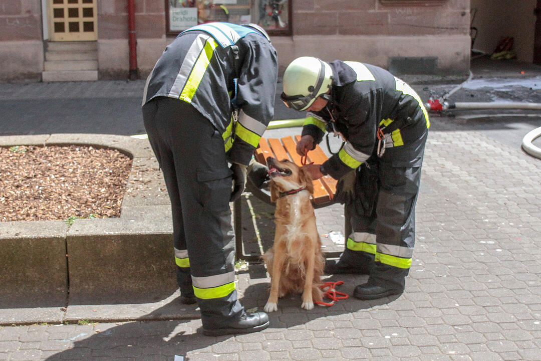 Wohnung geht in Flammen auf
