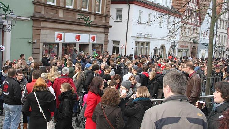 Impressionen vom weihnachtlichen Frühschoppen in Kulmbach 2015. Foto: Sonny Adam