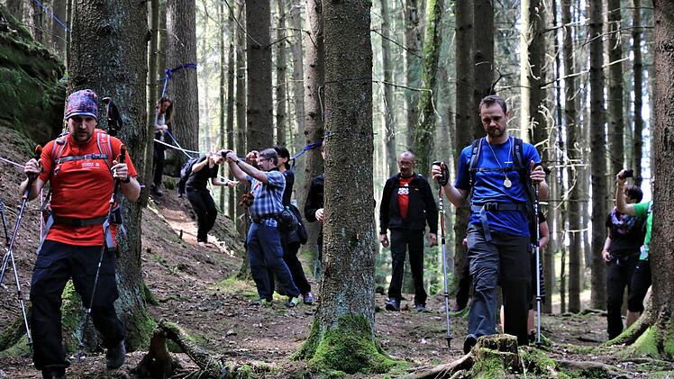 5. Frankenwald-Wandermarathon in Kulmbach Foto: Ferdinand Merzbach