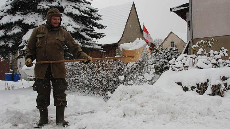 Gosbert Stöhr in Bühl musste nochmals richtig anpacken.Foto: Eckehard Kiesewetter