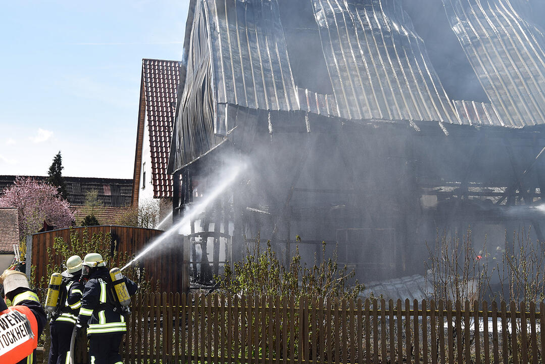 Scheune abgebrannt