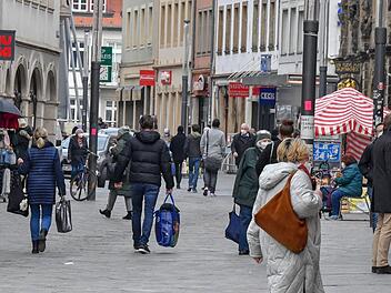 In Bamberg war am Montag  Shopping angesagt. Foto: Ronald Rinklef