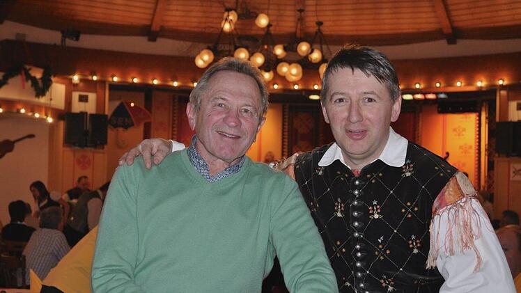 Willy Kastner mit dem früheren Sänger und Entertainer Danilo Lukan.Foto: privat