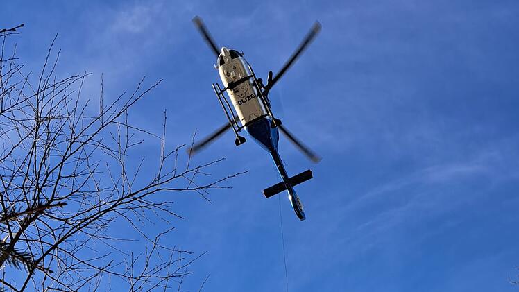 Oberfranken: Frau nach Wanderunfall mit Polizeihubschrauber gerettet