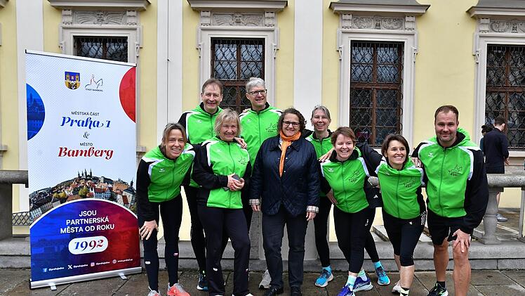 Starke Städtepartnerschaft: Bamberger Laufteam zu Gast in Prag