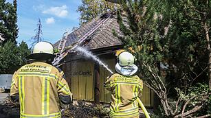 Dachstuhlbrand in Forchheim: Bunsenbrenner vermutlich der Grund