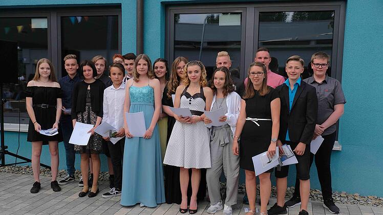 Abschlussfeier an der Hammelburger Mittelschule.Gerd Schaar